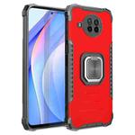 For Xiaomi Mi 10T Lite / Redmi Note 9 Pro 5G Fierce Warrior Series Armor Aluminum Alloy + TPU Phone Case with Ring Holder(Red)