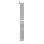 For Fitbit Charge 5 Milan Steel Double Buckles Strap Watch Band(Silver)