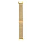 For Fitbit Charge 5 Milan Steel Double Buckles Strap Watch Band(Gold)