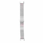 For Fitbit Charge 5 One-bead Steel Strap Watch Band(Silver)