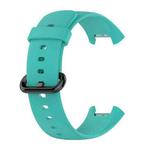 For Xiaomi Redmi Watch 2 Solid Color Silicone Strap Watch Band(Cyan)