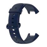 For Xiaomi Redmi Watch 2 Solid Color Silicone Strap Watch Band(Dark Blue)
