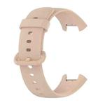 For Xiaomi Redmi Watch 2 Solid Color Silicone Strap Watch Band(Cherry Blossom Pink)