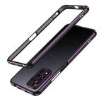 For Xiaomi Redmi Note 11 Pro/11 Pro+ Aurora Series Lens Protector + Metal Frame Phone Case(Black Purple)
