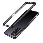 For Xiaomi Redmi Note 11 Pro/11 Pro+ Aurora Series Lens Protector + Metal Frame Phone Case(Black Silver)