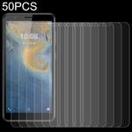 For ZTE Blade A31 50 PCS 0.26mm 9H 2.5D Tempered Glass Film