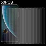 For ZTE Blade V30 50 PCS 0.26mm 9H 2.5D Tempered Glass Film