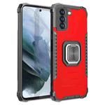 For Xiaomi Mi 11i 5G / Mi 11X / Poco F3 Shockproof Ring Holder Fierce Warrior Phone Case(Red)
