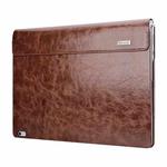 For Microsoft Surface Book 1 / 2 / 3 (i5 CPU) ICARER Oil Wax Leather Laptop Protective Case(Coffee)