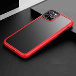 For iPhone 11 Frosted Back Shockproof Phone Case (Red)