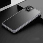 For iPhone 11 Frosted Back Shockproof Phone Case (Grey)
