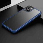 For iPhone 11 Pro Frosted Back Shockproof Phone Case (Blue)