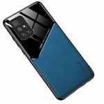 For Xiaomi Redmi Note 11 Pro/11 Pro+All-inclusive Leather + Organic Glass Protective Case with Metal Iron Sheet(Royal Blue)