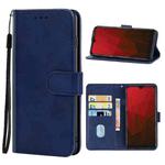 Leather Phone Case For Vodafone Smart V11(Blue)