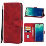 Leather Phone Case For ZTE Axon 10 Pro 5G(Red)