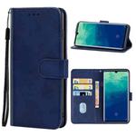 Leather Phone Case For ZTE Axon 10 Pro 5G(Blue)