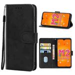 Leather Phone Case For Xiaomi Poco M2(Black)