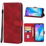 Leather Phone Case For Xiaomi Redmi 8A Pro(Red)