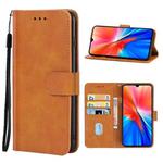 Leather Phone Case For Xiaomi Redmi Note 8 2021(Brown)