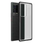 For vivo iQOO 8 Pro Four-corner Shockproof TPU + PC Phone Case(Black)