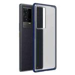 For vivo iQOO 8 Pro Four-corner Shockproof TPU + PC Phone Case(Blue)