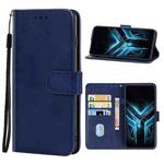 Leather Phone Case For Asus ROG Phone 3 Strix(Blue)