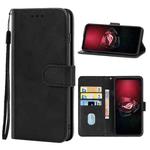 Leather Phone Case For Asus ROG Phone 5 Pro(Black)