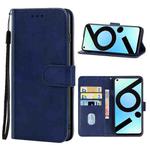 For OPPO Realme 6i India Leather Phone Case(Blue)