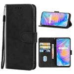 For OPPO Realme Q2 Leather Phone Case(Black)