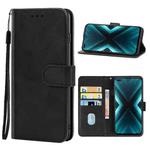 For OPPO Realme X3 SuperZoom Leather Phone Case(Black)