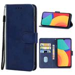 Leather Phone Case For Alcatel 1L (2021)(Blue)