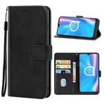 Leather Phone Case For Alcatel 1SE 2020(Black)