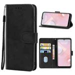Leather Phone Case For HTC Desire 20+(Black)