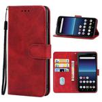 Leather Phone Case For Sony Xperia 10 II(Red)