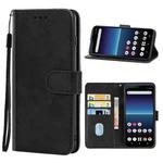 Leather Phone Case For Sony Xperia 10 II(Black)
