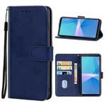 Leather Phone Case For Sony Xperia 10 III Lite(Blue)