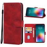 Leather Phone Case For Meizu 16T(Red)