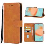 Leather Phone Case For Meizu 18x(Brown)
