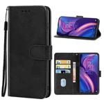 Leather Phone Case For TCL Plex(Black)