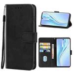 Leather Phone Case For Honor V40 Lite(Black)