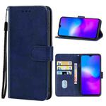 Leather Phone Case For Blackview A60 Pro(Blue)