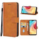 Leather Phone Case For Blackview A80(Brown)