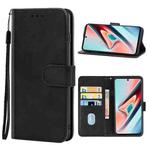 Leather Phone Case For Blackview A100(Black)