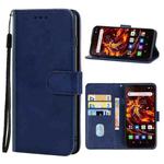 Leather Phone Case For Blackview BV6900(Blue)