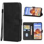 Leather Phone Case For Blackview BV9900(Black)