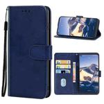 Leather Phone Case For Nokia 8 V 5G UW(Blue)