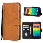Leather Phone Case For BQ Aquaris E5(Brown)
