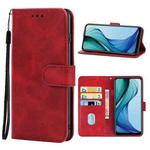 For vivo Y30 China Leather Phone Case(Red)