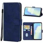 For vivo Y51a Leather Phone Case(Blue)
