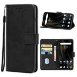 Leather Phone Case For UMIDIGI Power 3(Black)